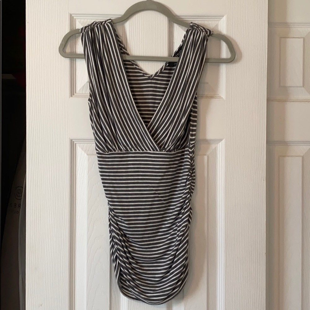 White House Black Market Ruched Top